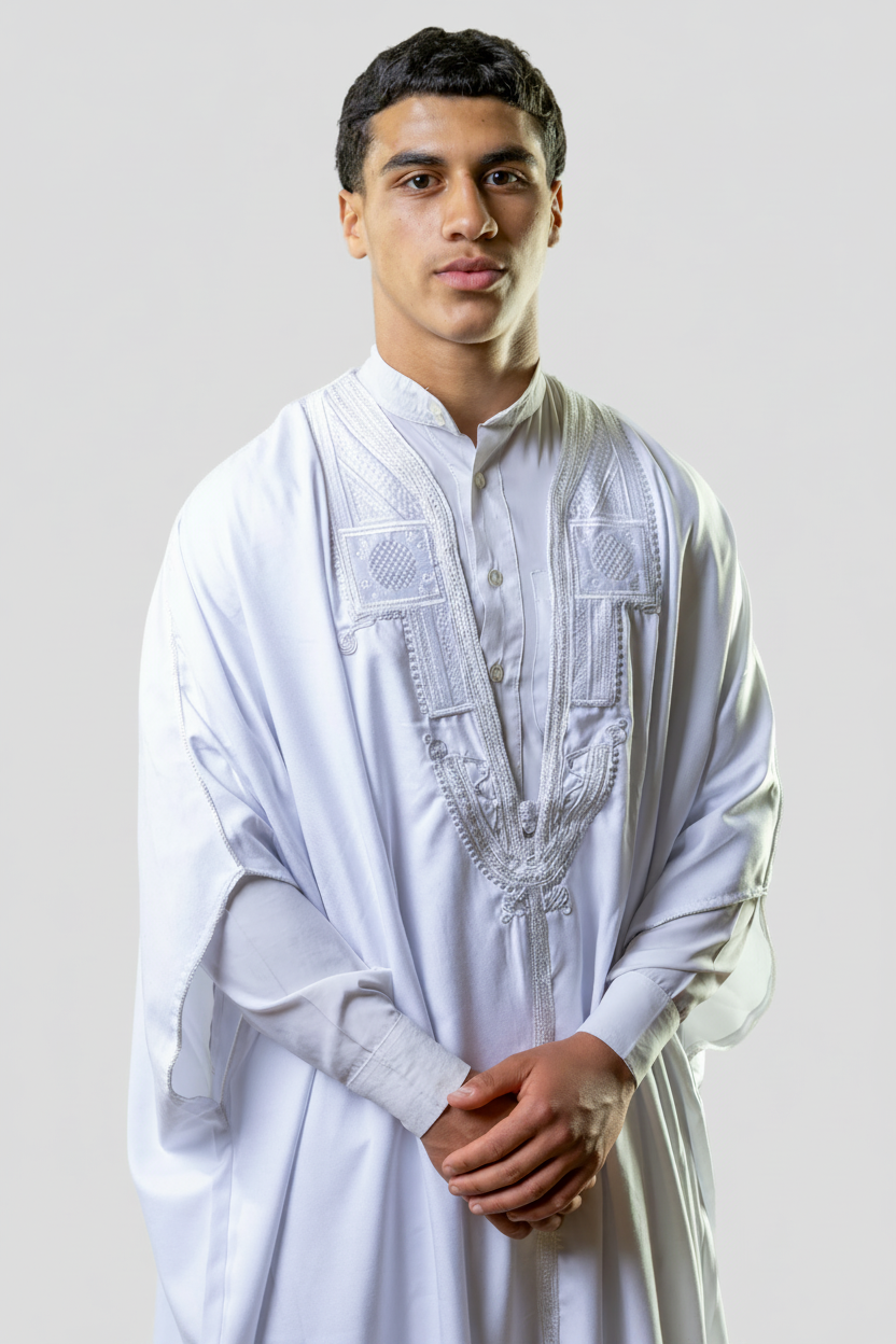 Gandoura Boussadiya Blanche