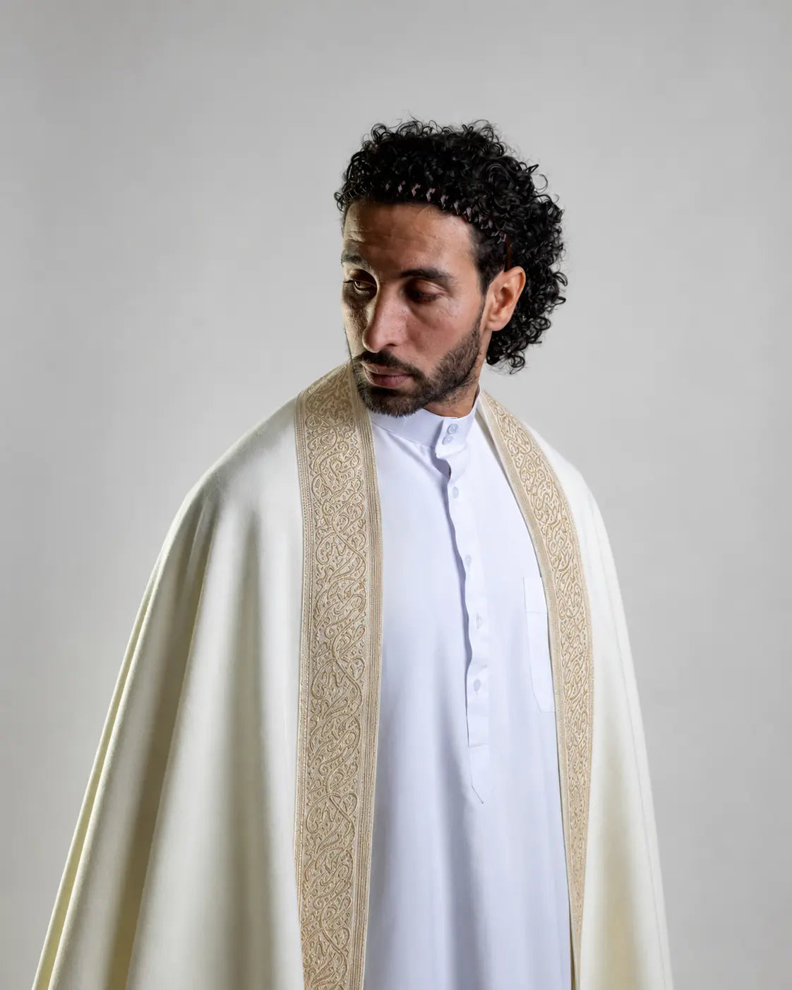 Burnous Amellal brodé Ziri Couture